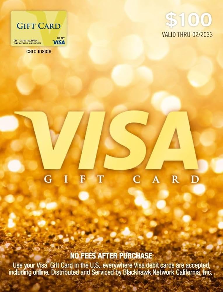 Visa Gift Card $50 US