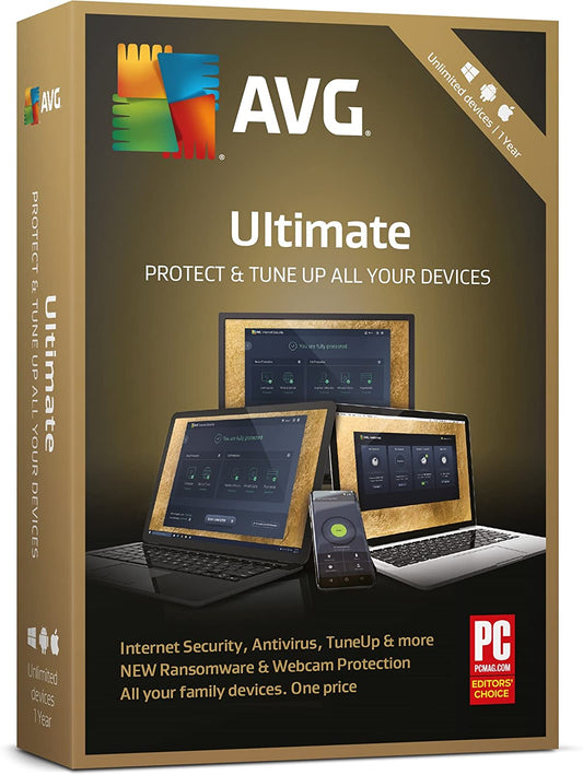 AVG Ultimate 2023 with Secure VPN Key (3 Years / 5 Devices)