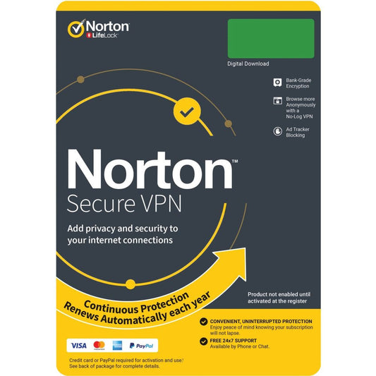 Norton Secure VPN 2022 US Key (1 Year / 1 Device)