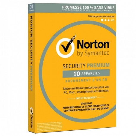 Norton Security Premium Key EU (1 Year / 10 Devices) + 25 GB Cloud Storage